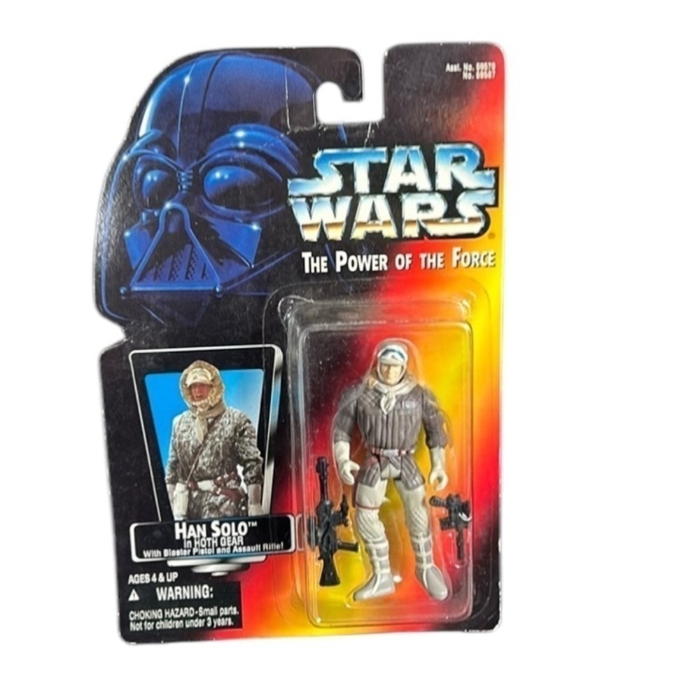 Vintage 1995 Star Wars Han Solo Hoth Gear The Power of The Force Figurine